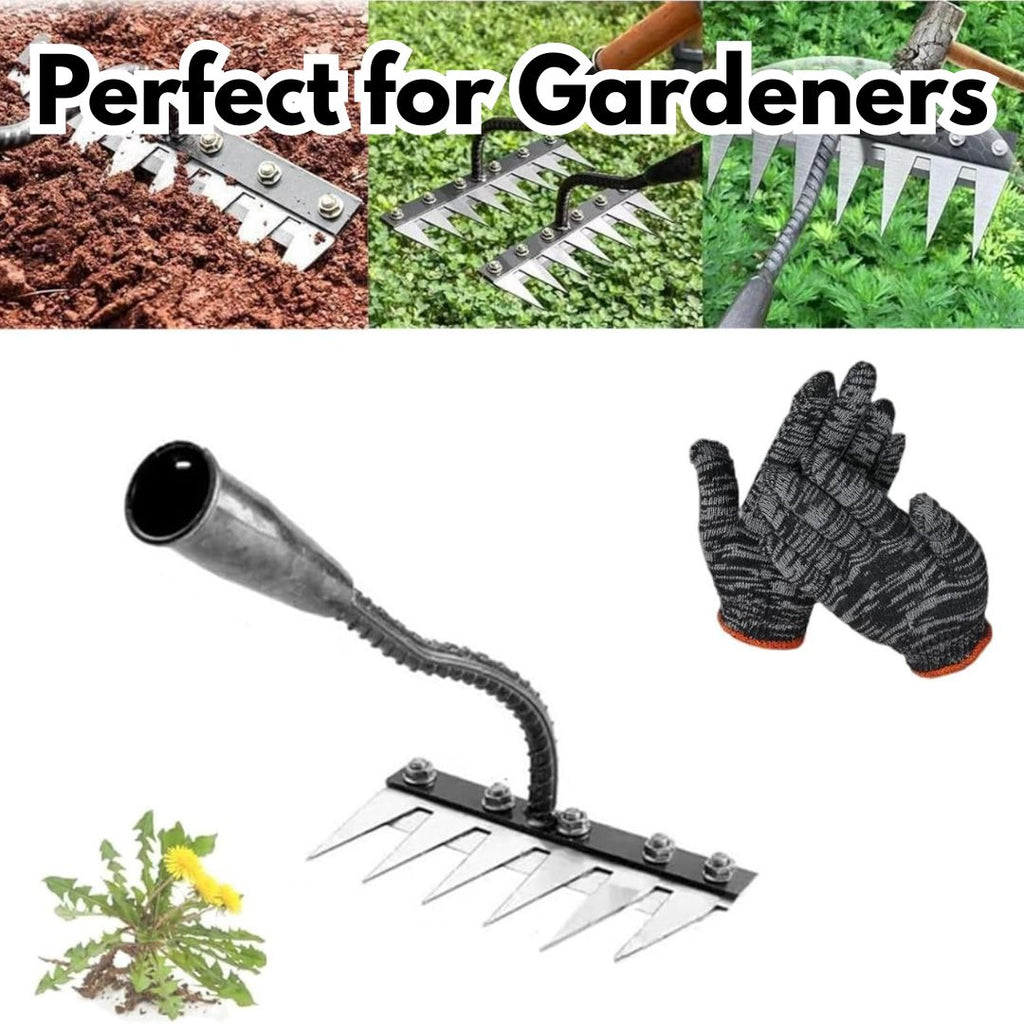 5 Teeth Carbon Steel Garden Weeding