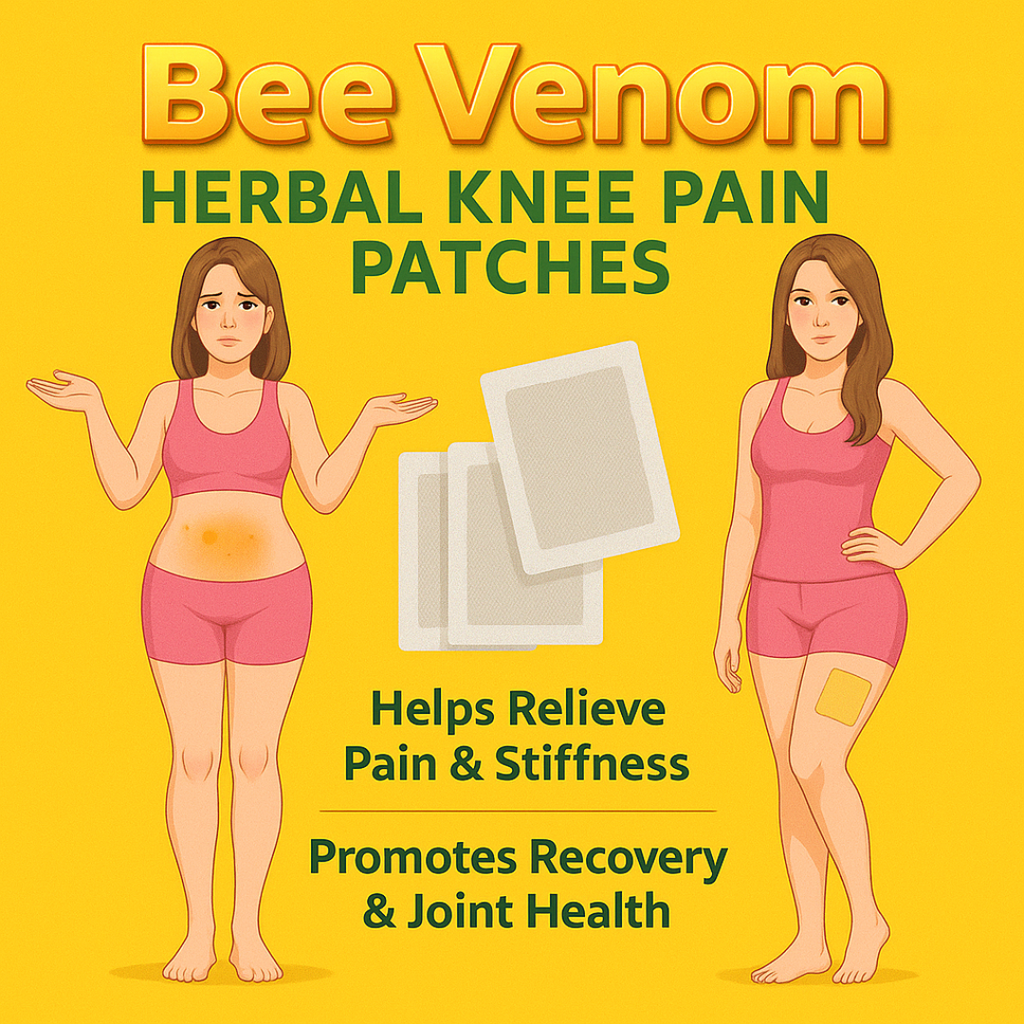 Bee Venom Knee Patches | Detoxify Body | Relief Joint Pain | Loose Extra Fat
