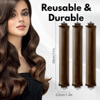 Heatless Curling Rods with Hooks (Pack of 3)