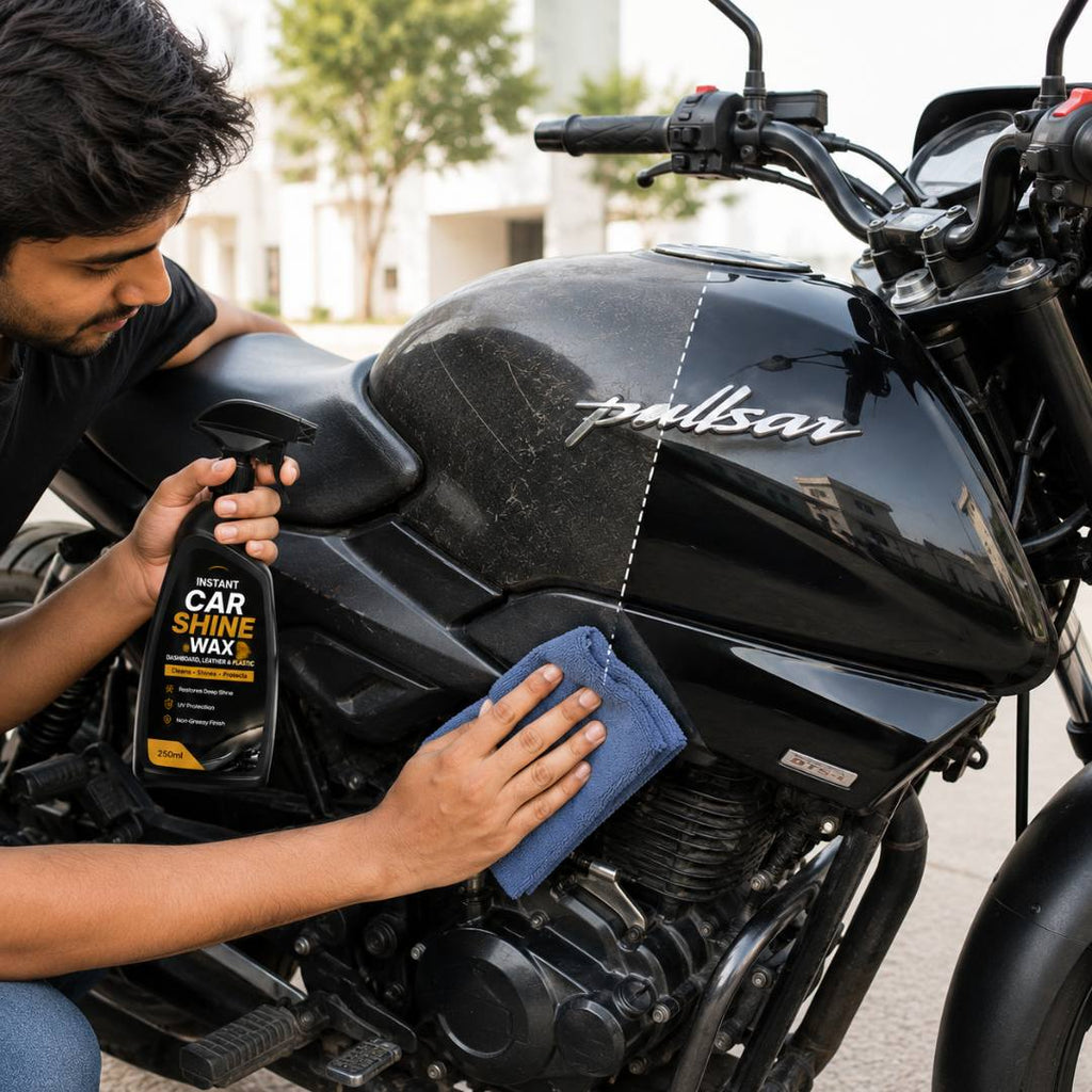Instant Car Shine Wax – Dashboard, Leather & Plastic